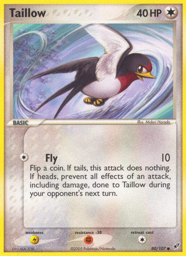 Taillow (80/107) [EX: Deoxys] | North of Exile Games