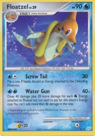 Floatzel (2/12) [Diamond & Pearl: Trainer Kit - Manaphy] | North of Exile Games