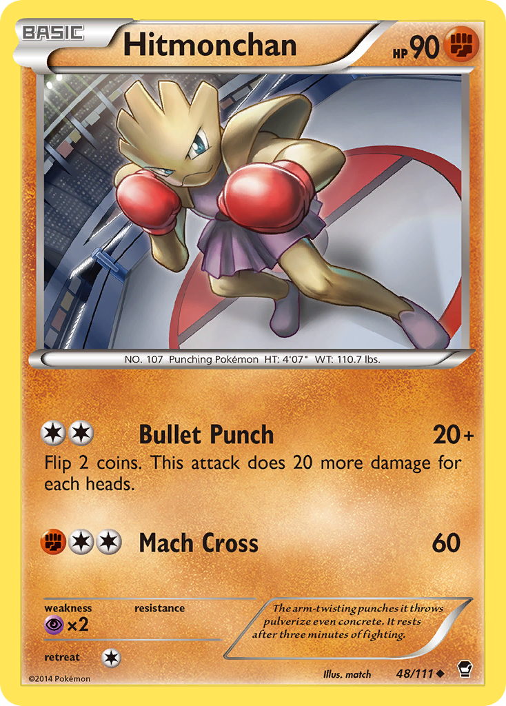 Hitmonchan (48/111) [XY: Furious Fists] | North of Exile Games