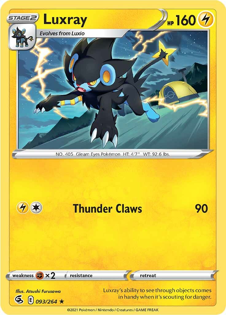 Luxray (093/264) [Sword & Shield: Fusion Strike] | North of Exile Games