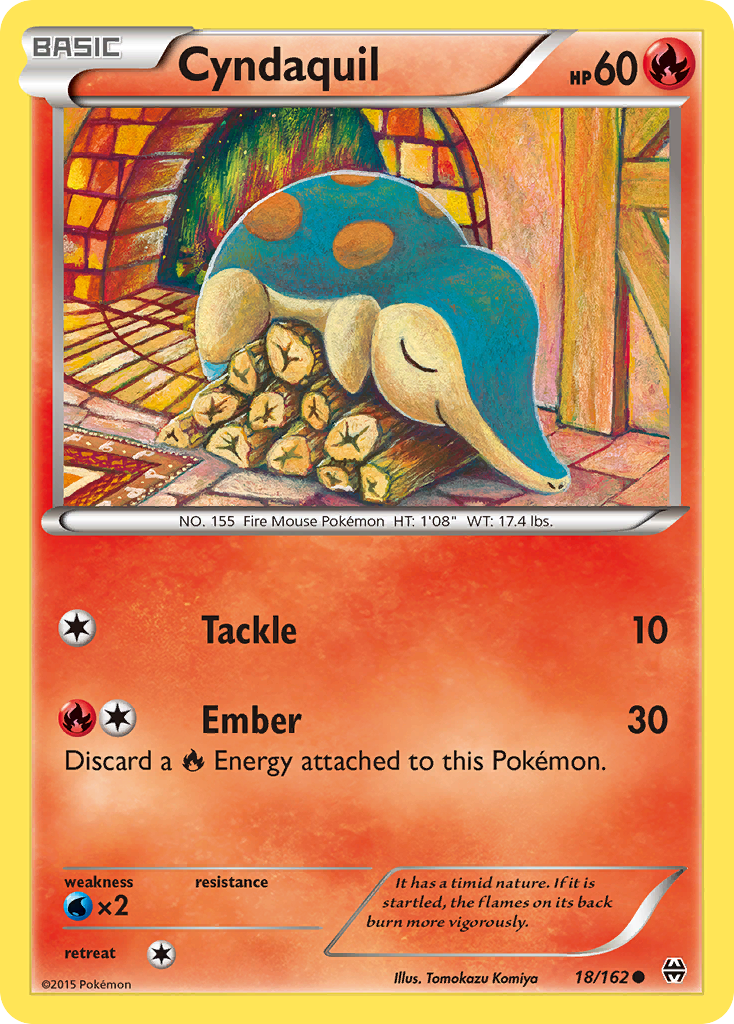 Cyndaquil (18/162) [XY: BREAKthrough] | North of Exile Games