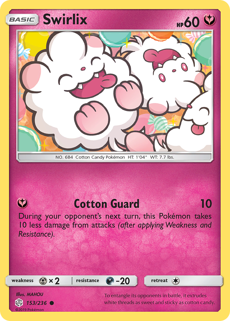 Swirlix (153/236) [Sun & Moon: Cosmic Eclipse] | North of Exile Games