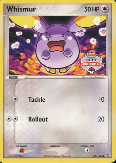Whismur (73/106) (City Championship) [EX: Emerald] | North of Exile Games