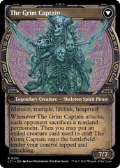 Throne of the Grim Captain // The Grim Captain (Showcase) [The Lost Caverns of Ixalan] | North of Exile Games