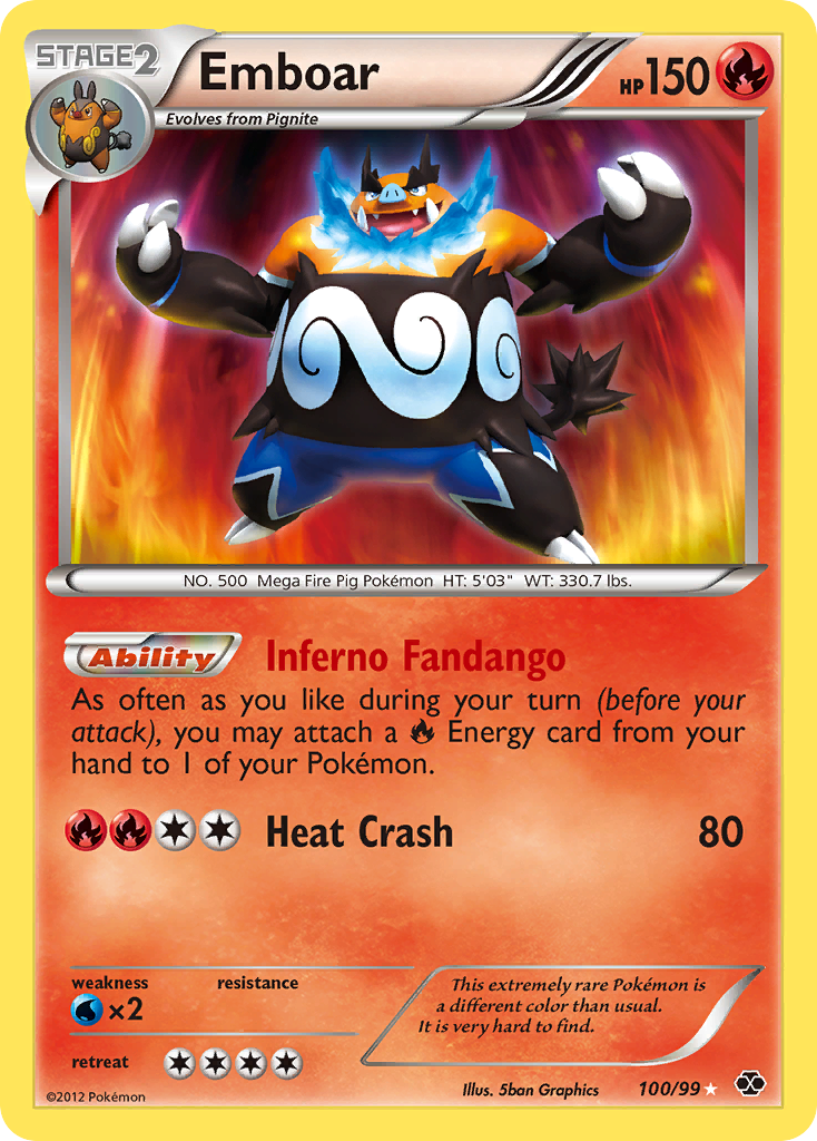 Emboar (100/99) [Black & White: Next Destinies] | North of Exile Games