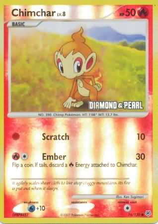 Chimchar (76/130) [Burger King Promos: 2008 Collection] | North of Exile Games