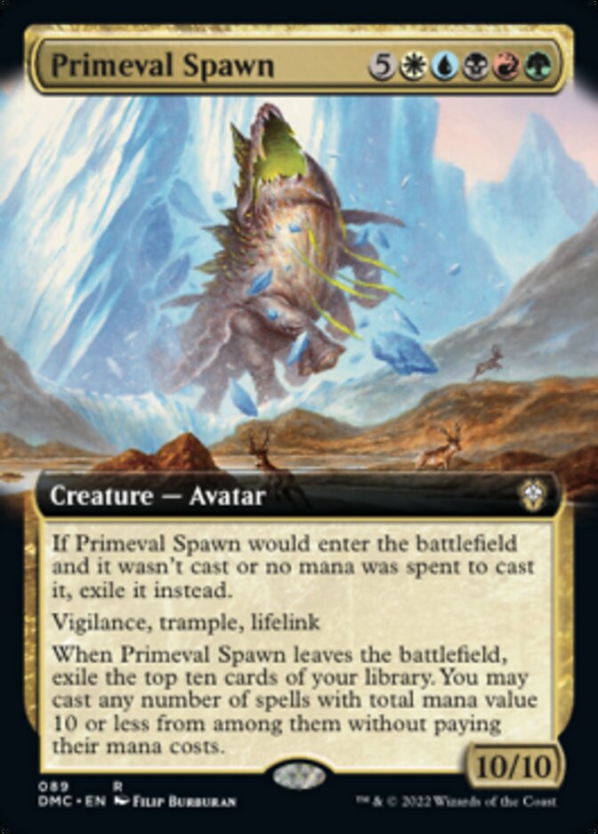 Primeval Spawn (Extended Art) [Dominaria United Commander] | North of Exile Games