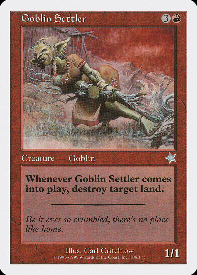 Goblin Settler [Starter 1999] | North of Exile Games