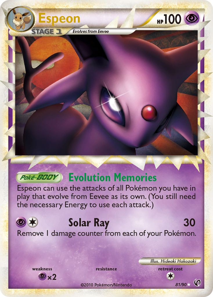 Espeon (81/90) [HeartGold & SoulSilver: Undaunted] | North of Exile Games