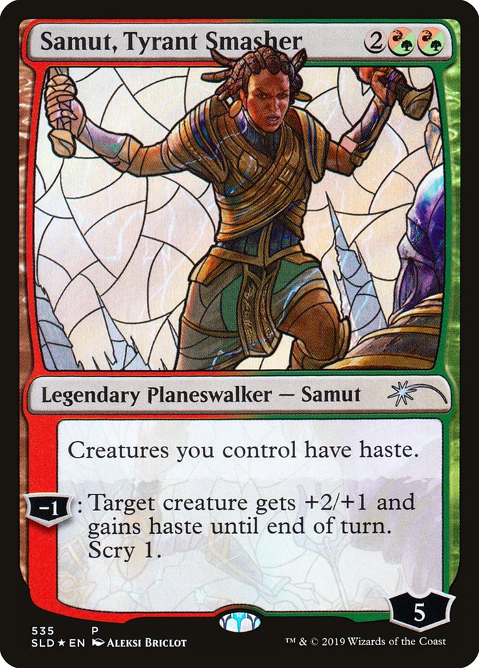 Samut, Tyrant Smasher (Stained Glass) [Secret Lair Drop Promos] | North of Exile Games