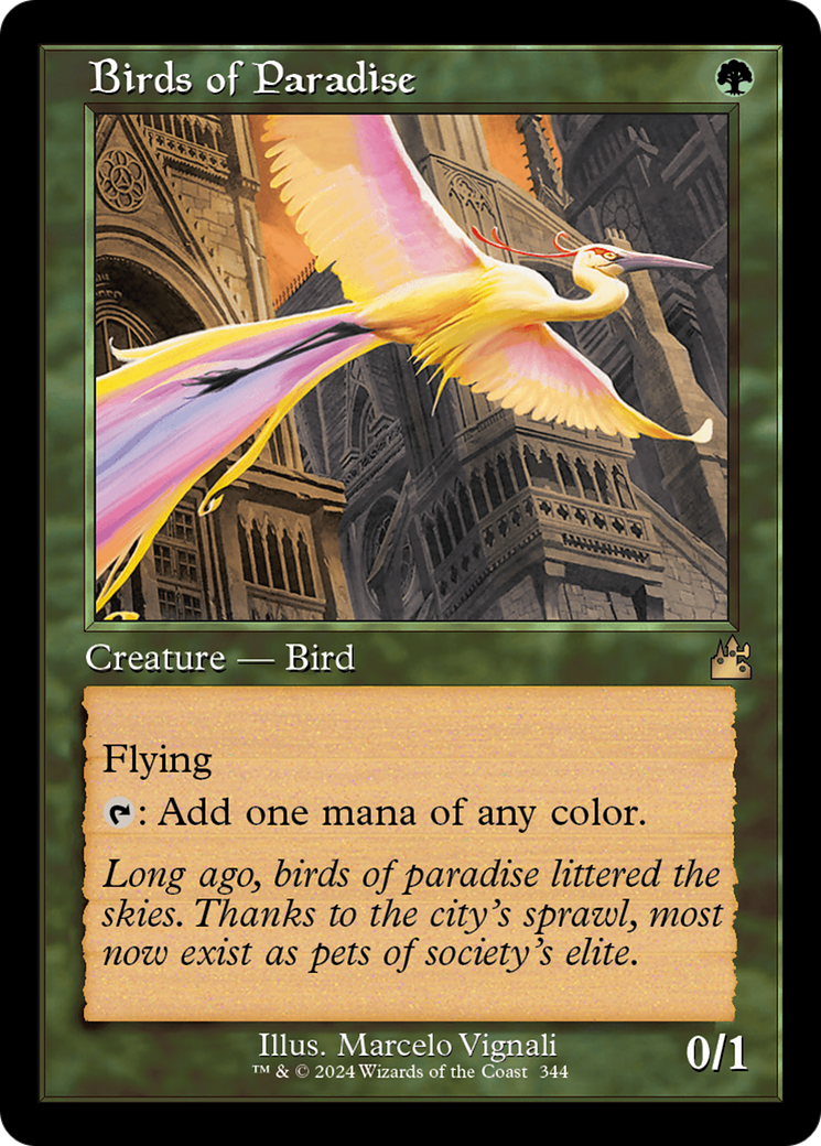 Birds of Paradise (Retro) [Ravnica Remastered] | North of Exile Games