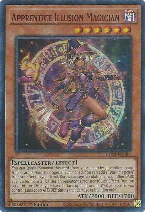 Apprentice Illusion Magician (Red) [LDS3-EN087] Ultra Rare | North of Exile Games