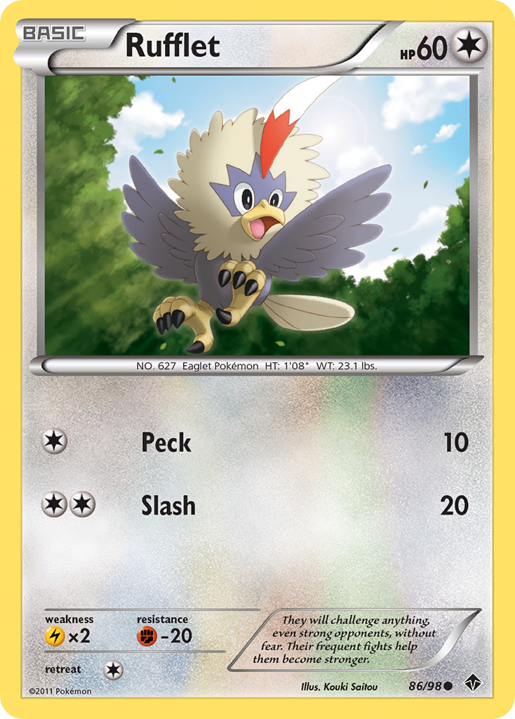 Rufflet (86/98) [Black & White: Emerging Powers] | North of Exile Games