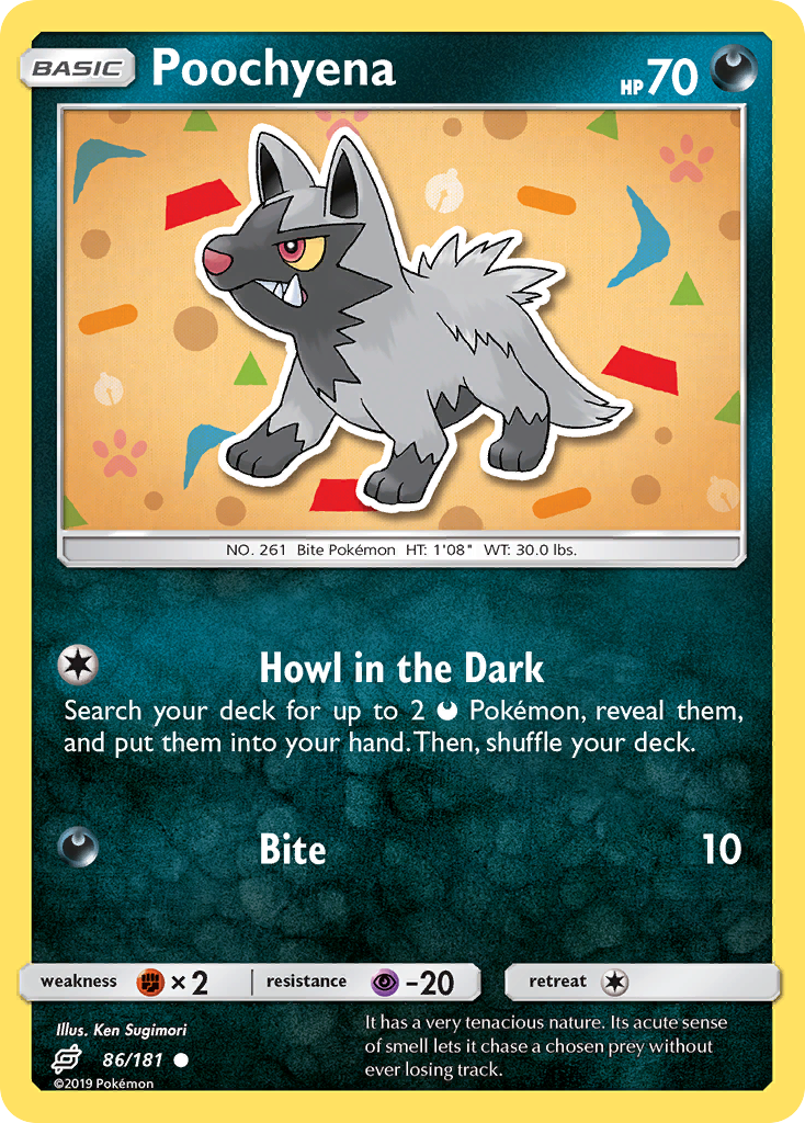 Poochyena (86/181) [Sun & Moon: Team Up] | North of Exile Games