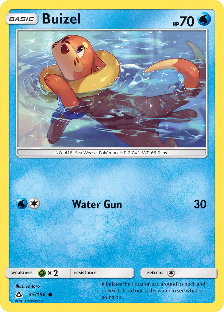 Buizel (35/156) [Sun & Moon: Ultra Prism] | North of Exile Games