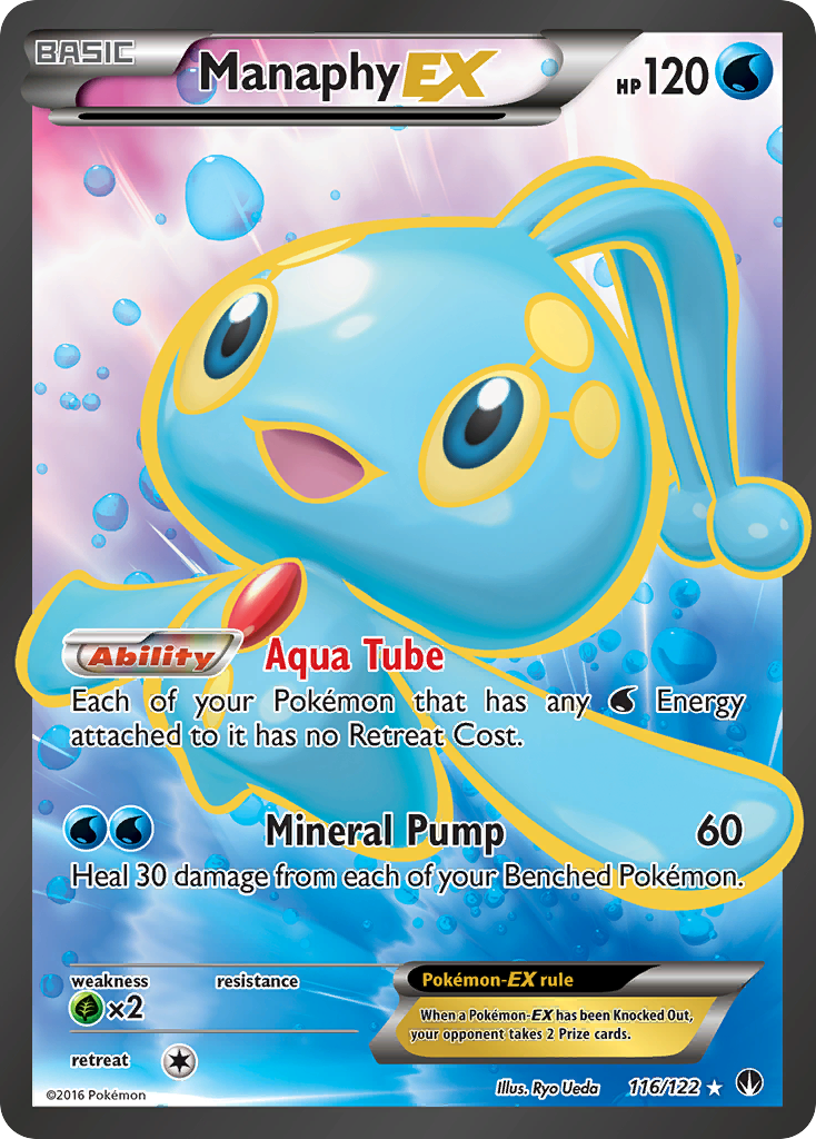 Manaphy EX (116/122) [XY: BREAKpoint] | North of Exile Games