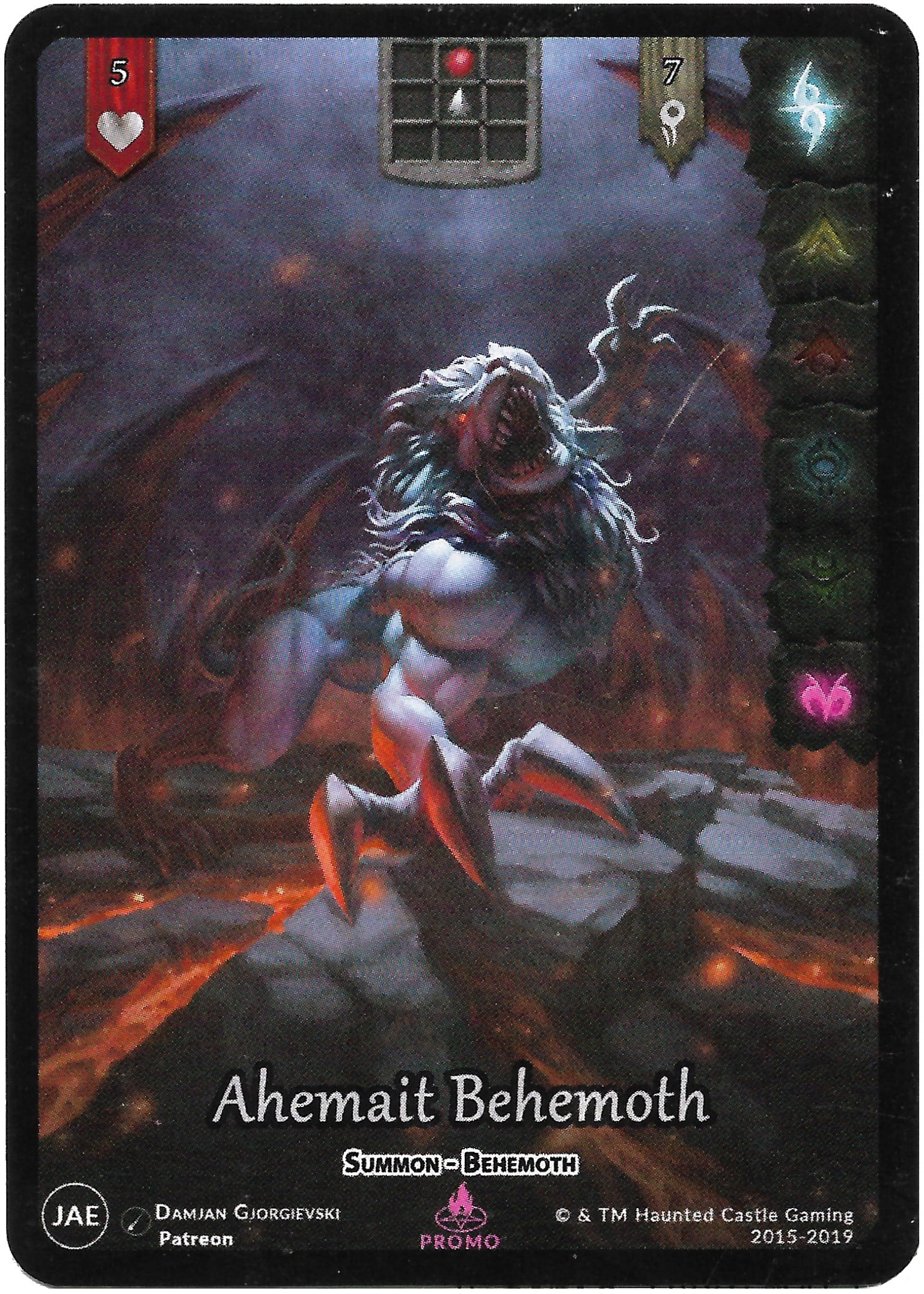 Ahemait Behemoth - full art promo (Patreon promo) | North of Exile Games