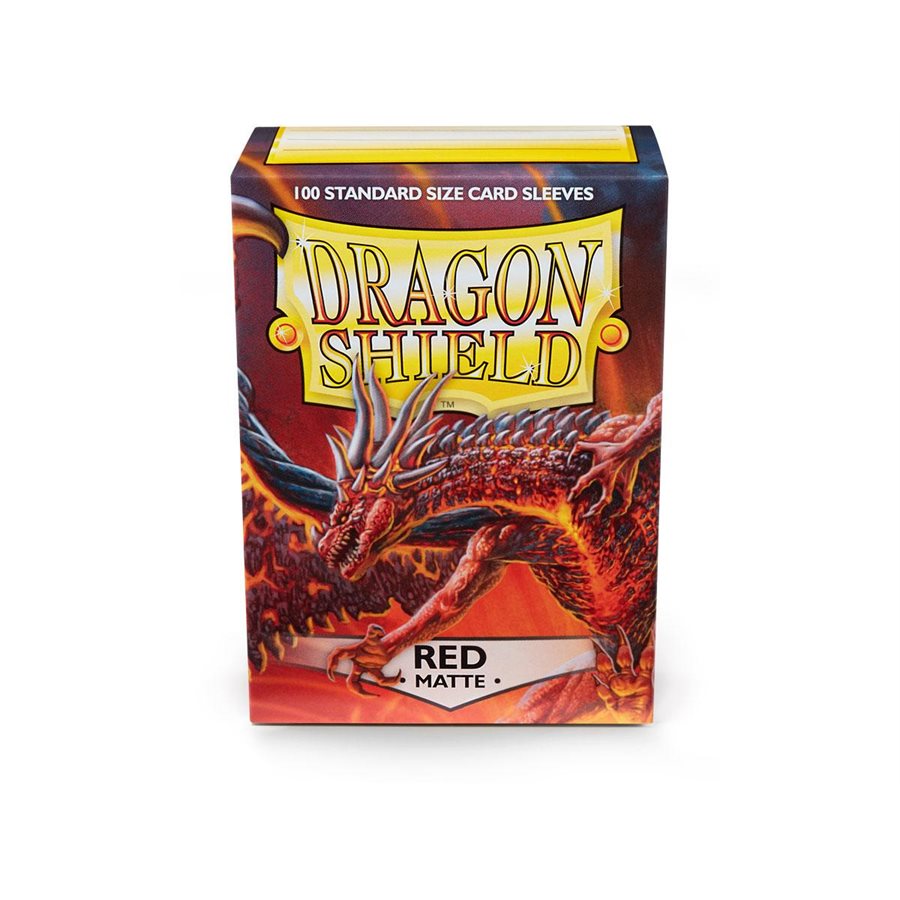 Dragon Shield Box of 100 in Matte Red | North of Exile Games