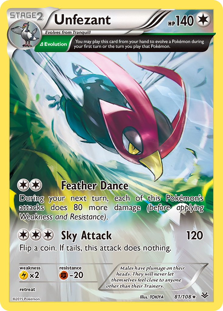 Unfezant (81/108) [XY: Roaring Skies] | North of Exile Games