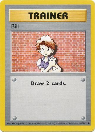 Bill (91/102) [Base Set Shadowless Unlimited] | North of Exile Games
