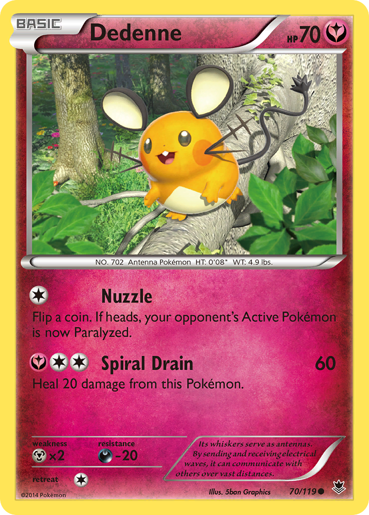 Dedenne (70/119) [XY: Phantom Forces] | North of Exile Games