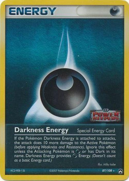 Darkness Energy (87/108) (Stamped) [EX: Power Keepers] | North of Exile Games