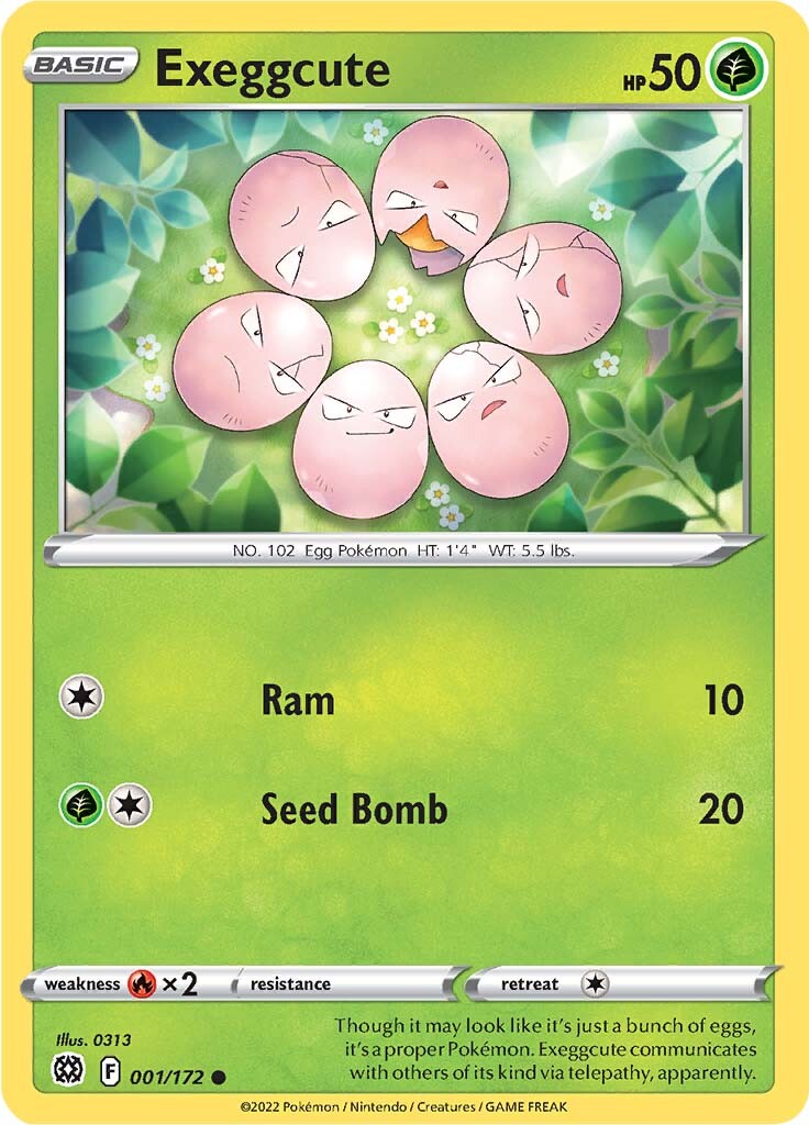 Exeggcute (001/172) [Sword & Shield: Brilliant Stars] | North of Exile Games