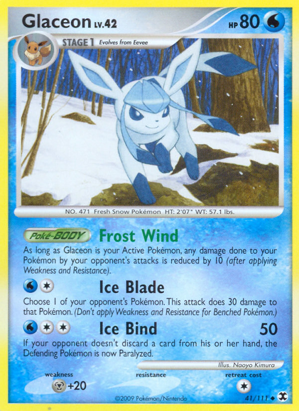 Glaceon (41/111) [Platinum: Rising Rivals] | North of Exile Games