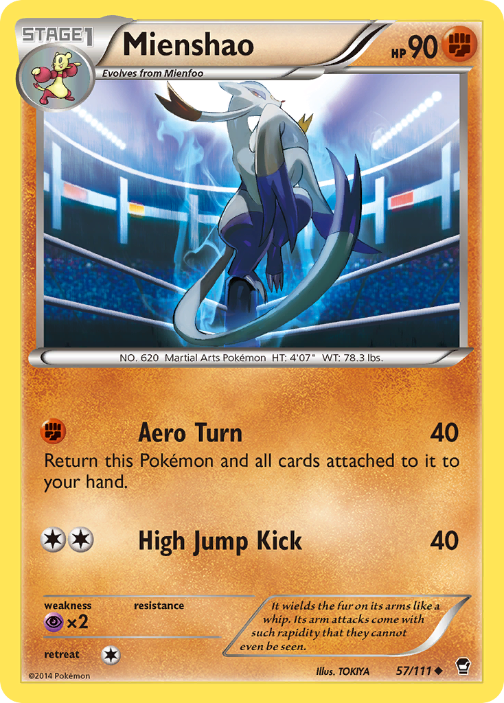 Mienshao (57/111) [XY: Furious Fists] | North of Exile Games
