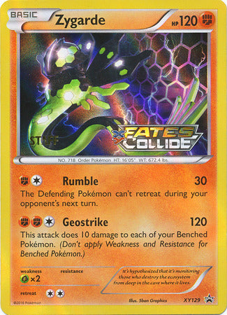 Zygarde (XY129) (Staff) [XY: Black Star Promos] | North of Exile Games