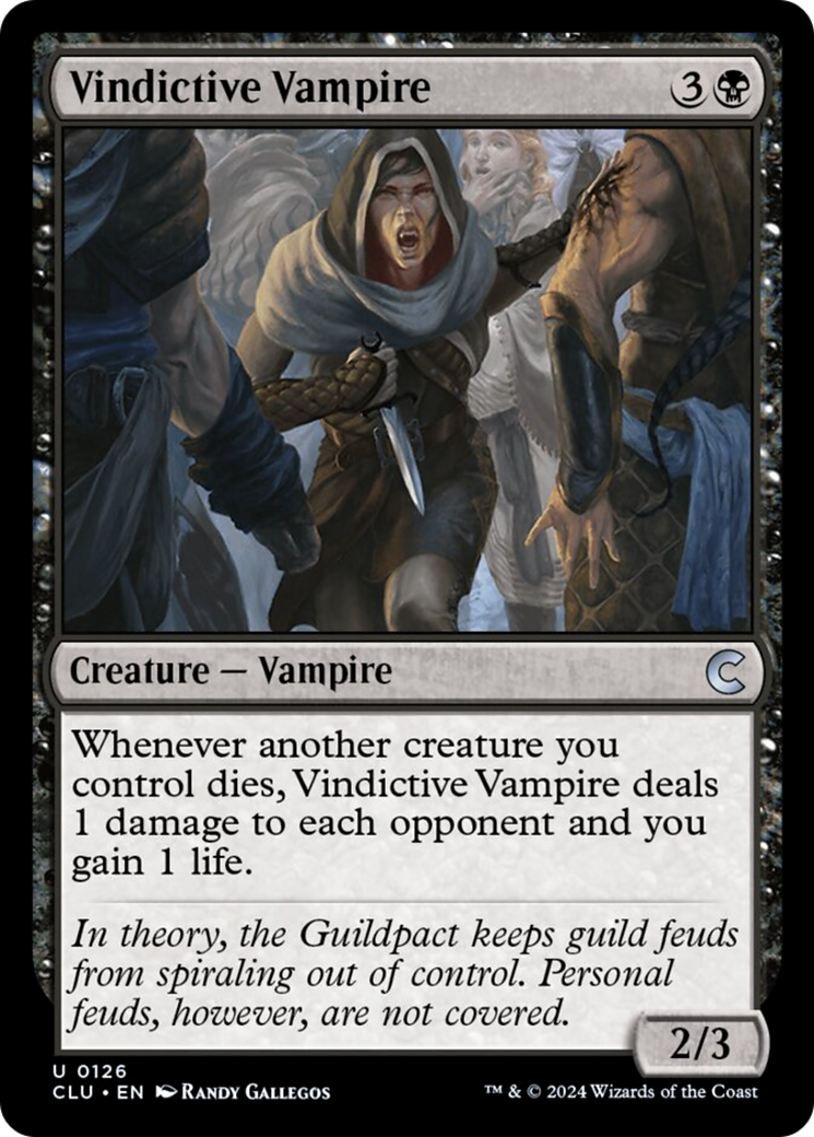 Vindictive Vampire [Ravnica: Clue Edition] | North of Exile Games