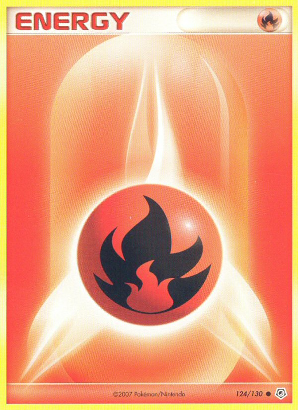 Fire Energy (124/130) [Diamond & Pearl: Base Set] | North of Exile Games