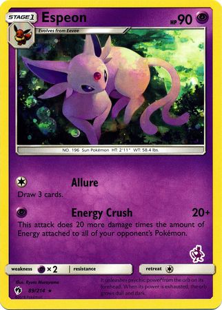 Espeon (89/214) (Mewtwo Deck) [Battle Academy 2020] | North of Exile Games