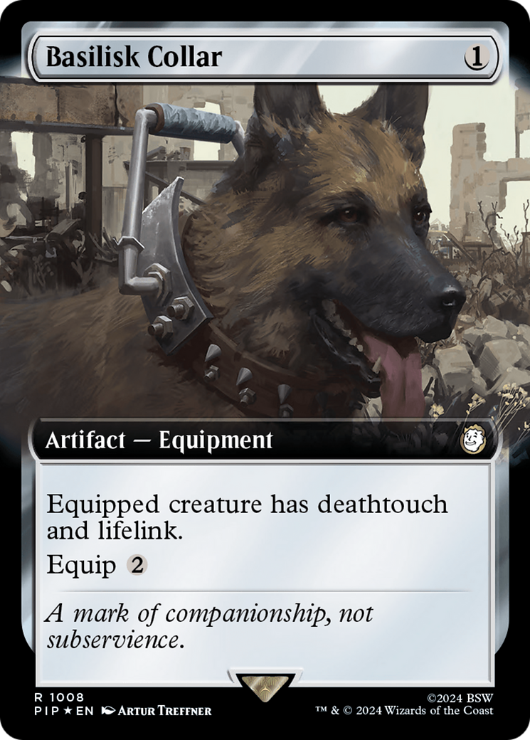 Basilisk Collar (Extended Art) (Surge Foil) [Fallout] | North of Exile Games