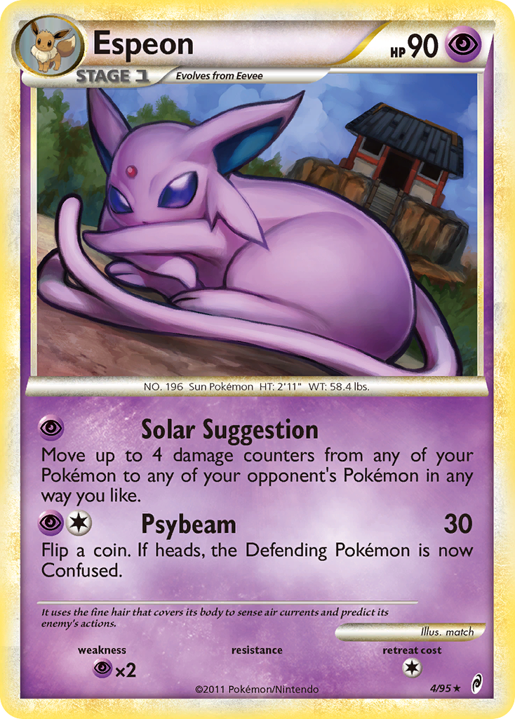 Espeon (4/95) [HeartGold & SoulSilver: Call of Legends] | North of Exile Games