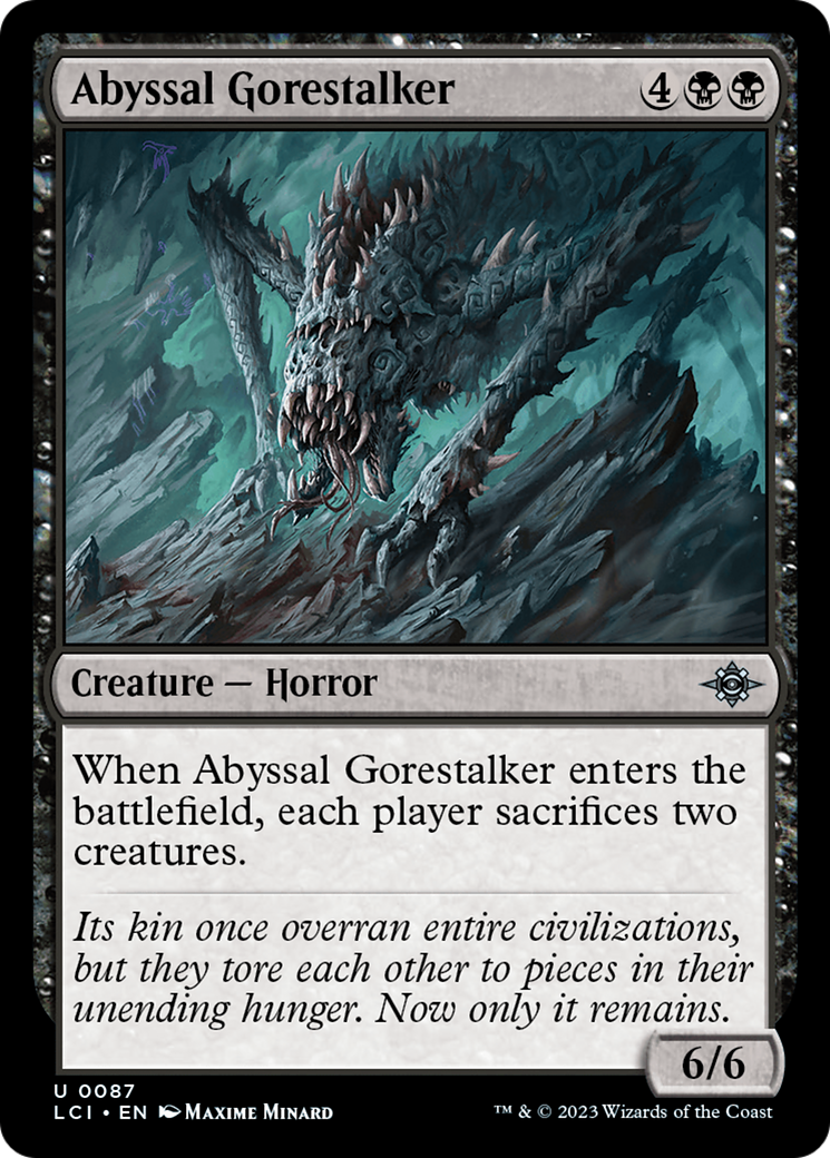 Abyssal Gorestalker [The Lost Caverns of Ixalan] | North of Exile Games