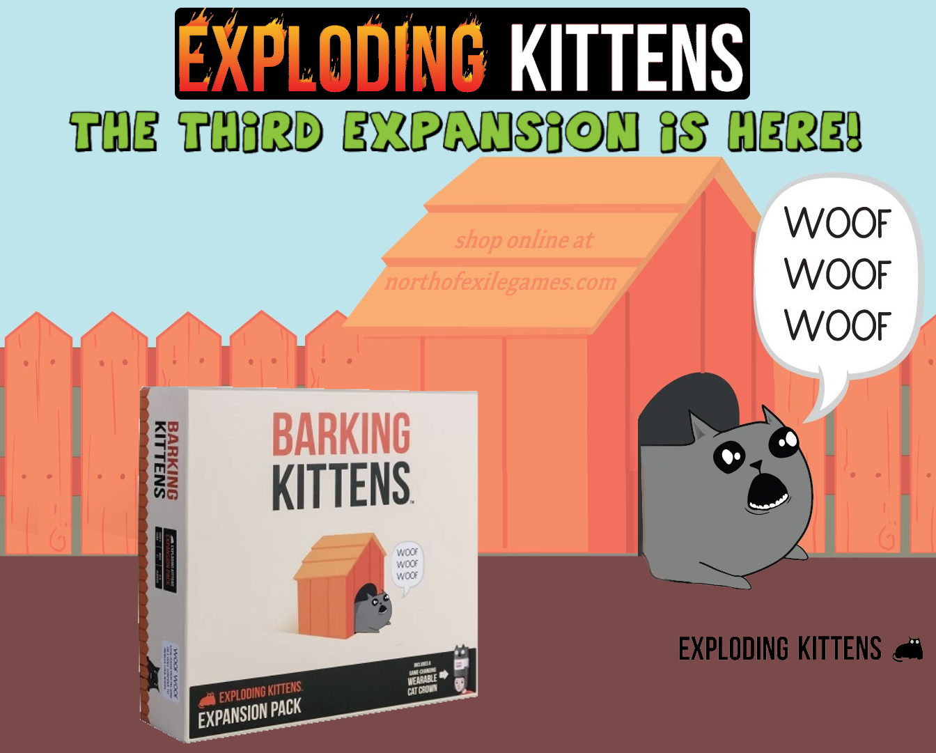 Exploding Kittens: Barking Kittens | North of Exile Games