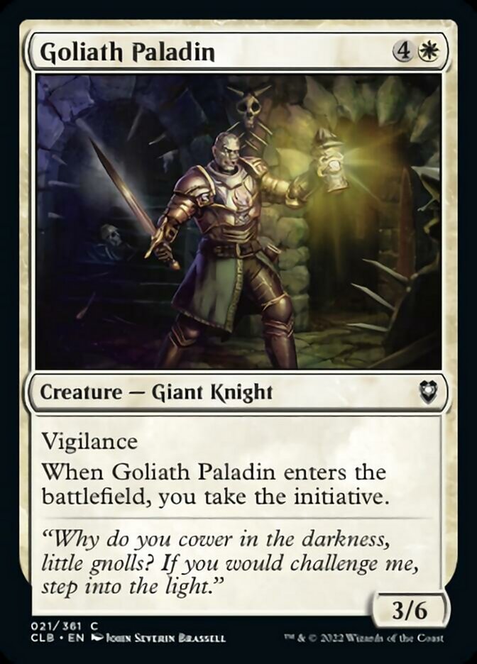 Goliath Paladin [Commander Legends: Battle for Baldur's Gate] | North of Exile Games
