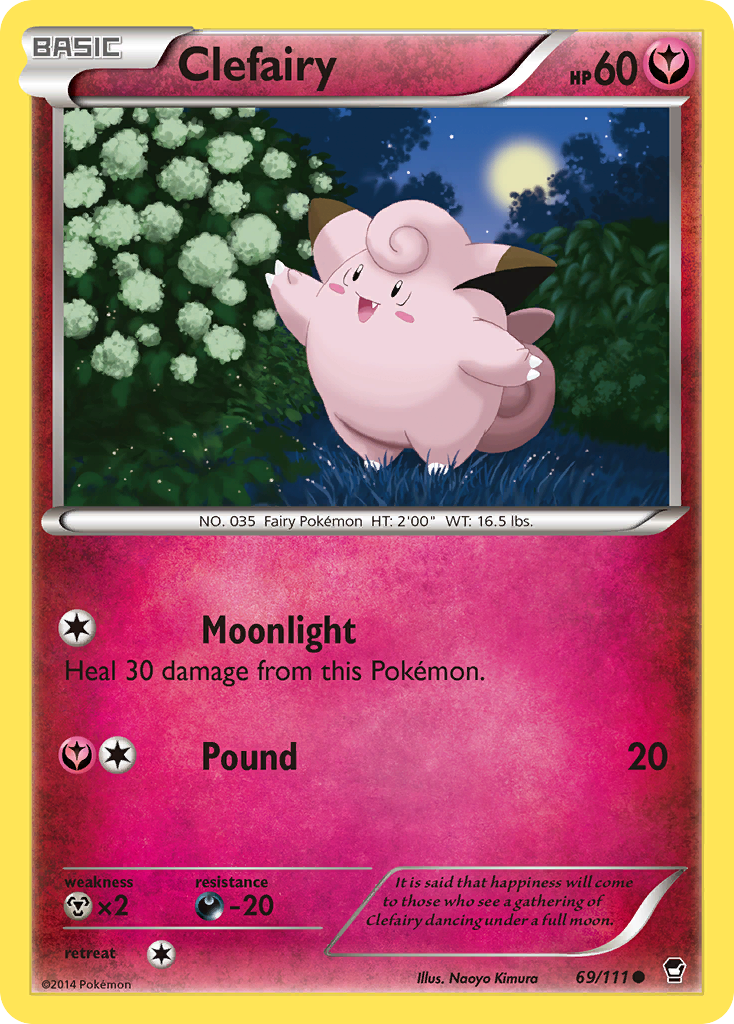 Clefairy (69/111) [XY: Furious Fists] | North of Exile Games