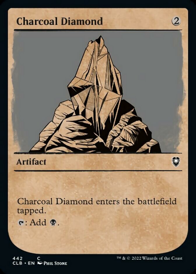 Charcoal Diamond (Showcase) [Commander Legends: Battle for Baldur's Gate] | North of Exile Games