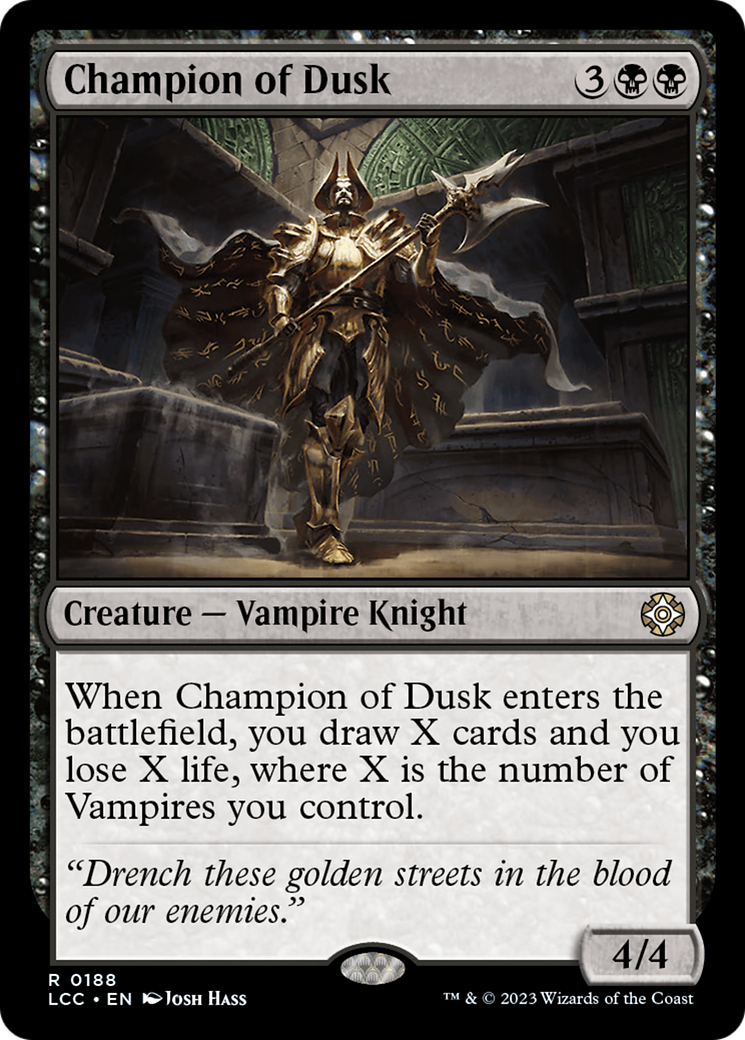 Champion of Dusk [The Lost Caverns of Ixalan Commander] | North of Exile Games
