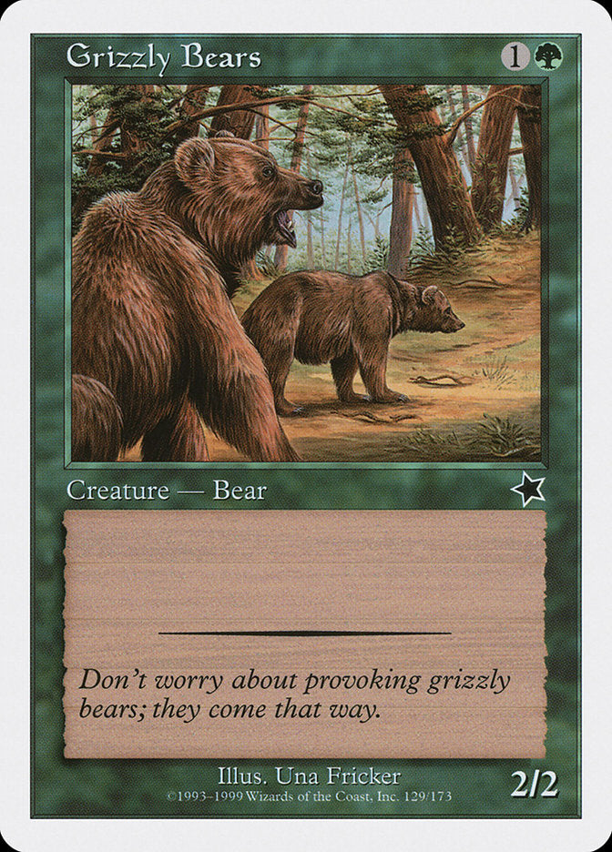 Grizzly Bears [Starter 1999] | North of Exile Games