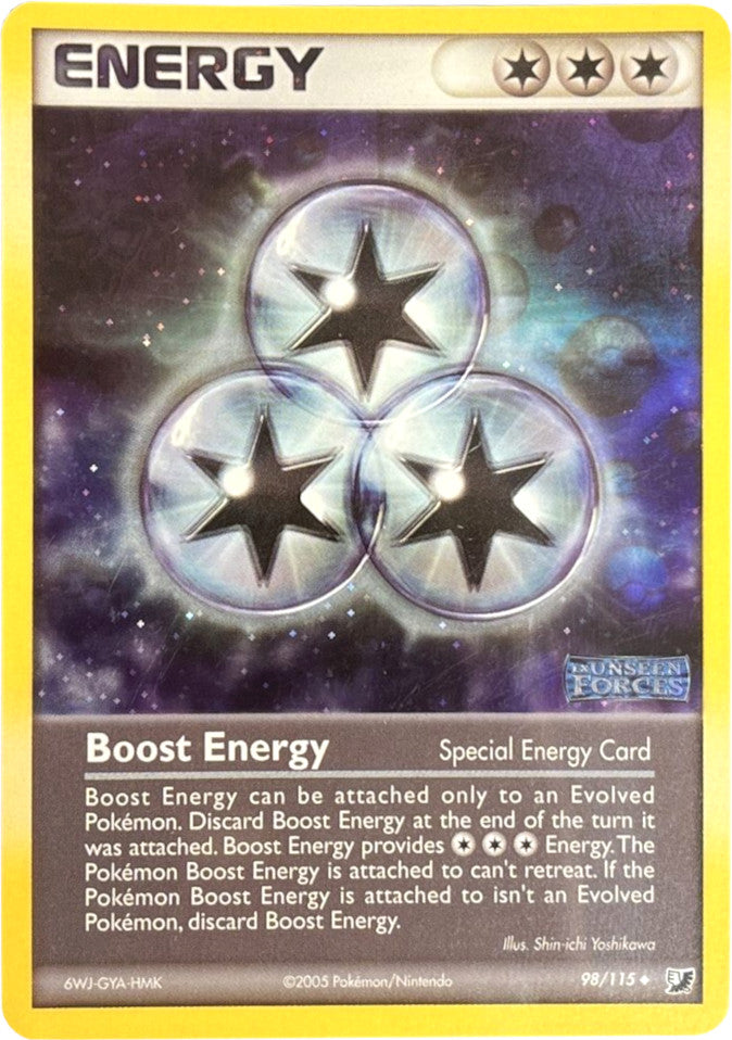 Boost Energy (98/115) (Stamped) [EX: Unseen Forces] | North of Exile Games