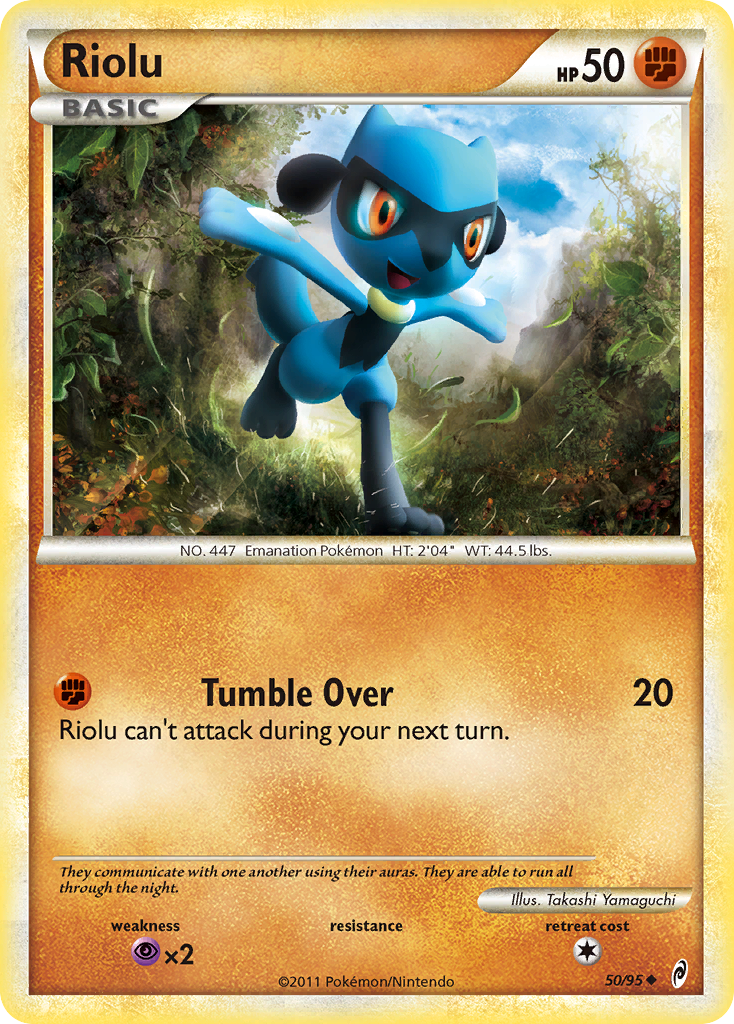 Riolu (50/95) [HeartGold & SoulSilver: Call of Legends] | North of Exile Games