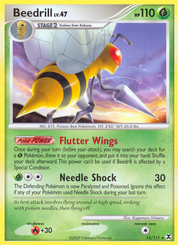Beedrill (15/111) [Platinum: Rising Rivals] | North of Exile Games