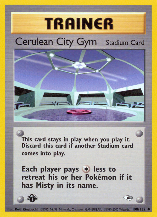 Cerulean City Gym (108/132) [Gym Heroes 1st Edition] | North of Exile Games