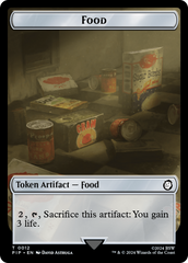 Food (0012) // Copy Double-Sided Token [Fallout Tokens] | North of Exile Games