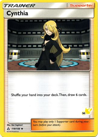 Cynthia (119/156) (Pikachu Stamp #50) [Battle Academy 2020] | North of Exile Games