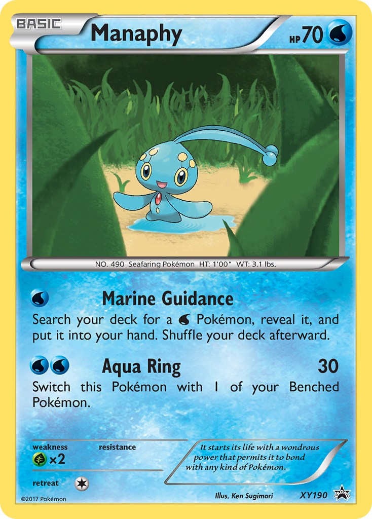 Manaphy (XY190) [XY: Black Star Promos] | North of Exile Games