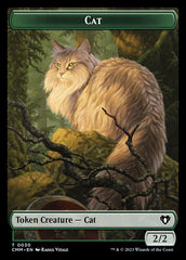 Eldrazi // Cat (0030) Double-Sided Token [Commander Masters Tokens] | North of Exile Games